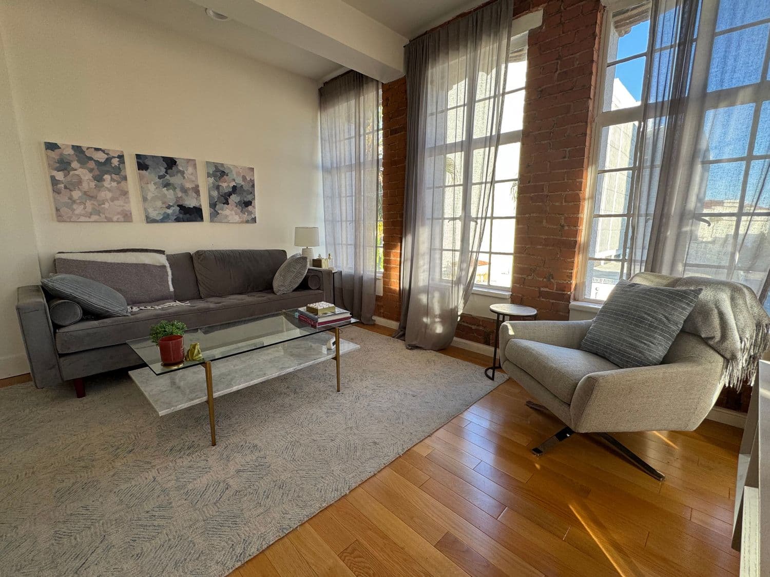 Therapy room with natural light